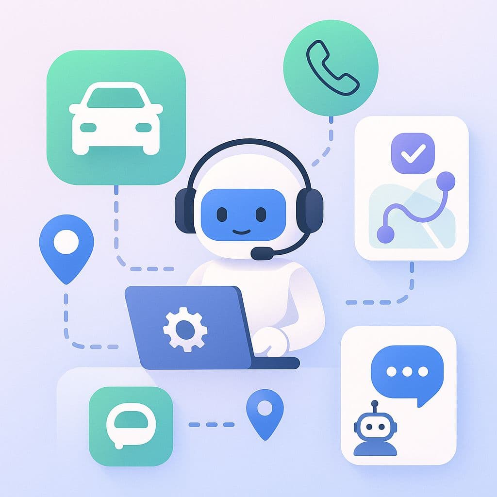 Chauffeur & Vehicle-Rental Agent illustration