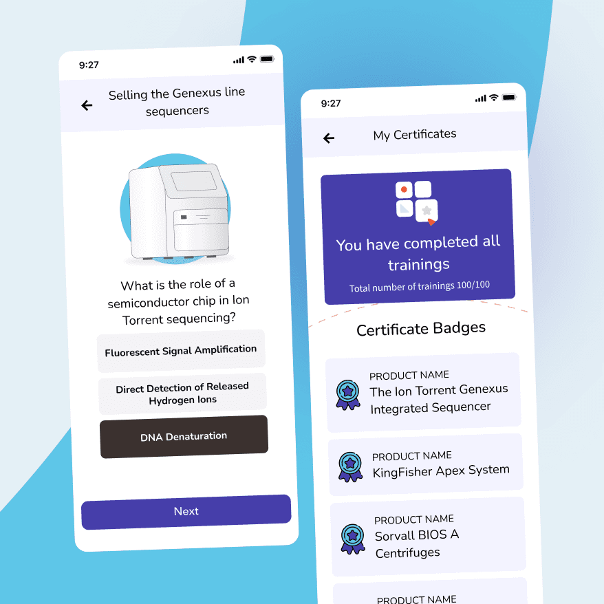 Lifedex — Cloud application — dashboard view