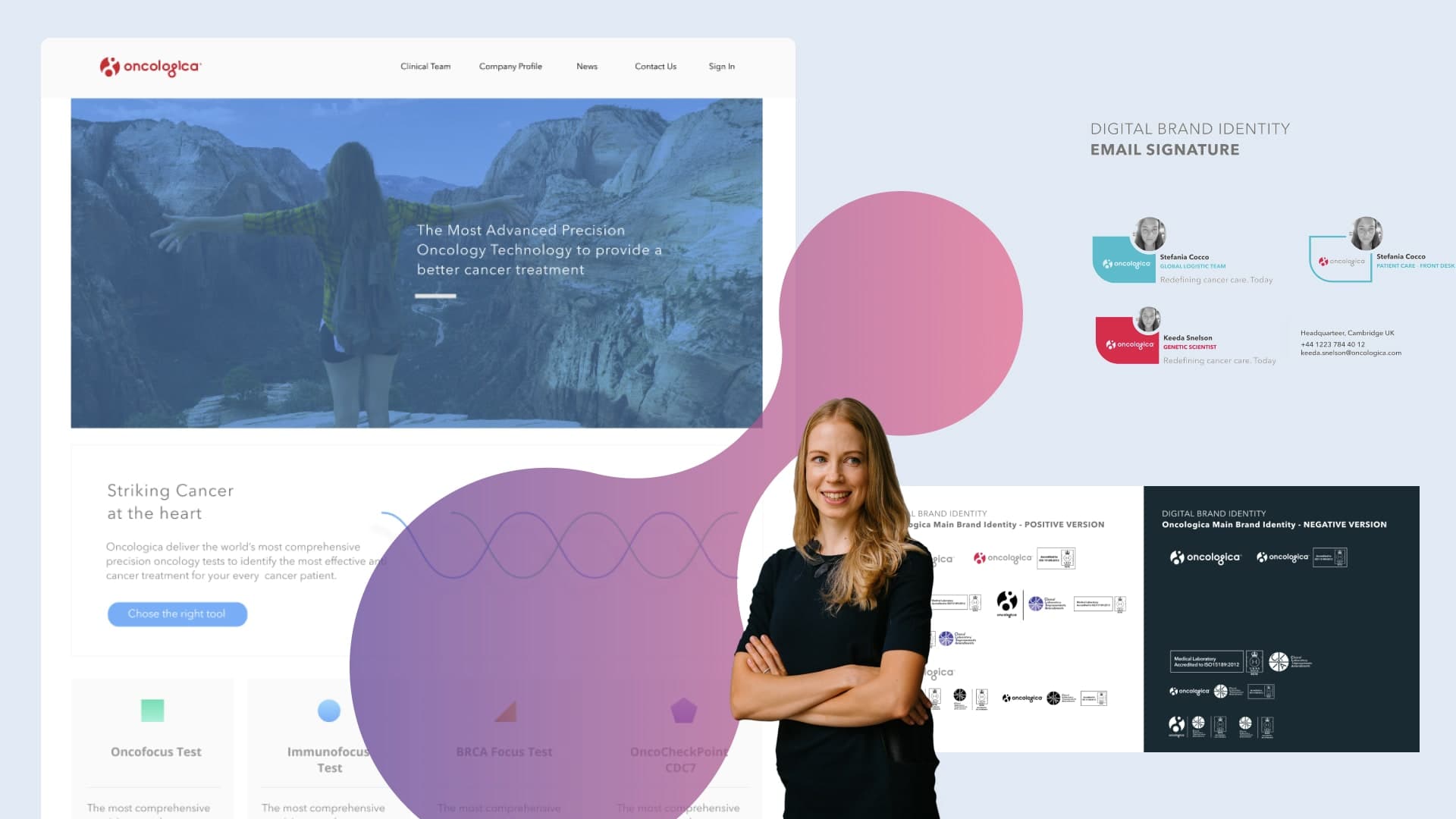 Oncologica — LIMS — lab dashboard