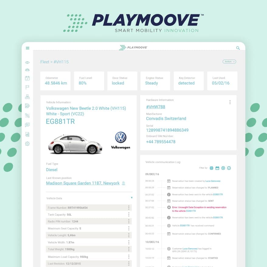Playmoove — Playmoove — fleet management