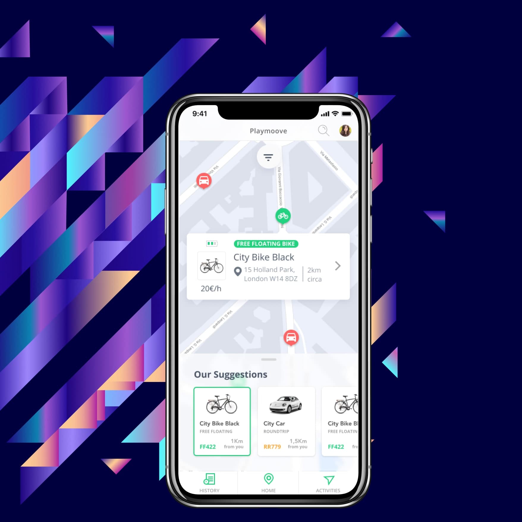 Playmoove — Playmoove — multi-city overview